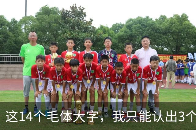 这14个毛体大字，我只能认出3个——能全部读对的，才是真正懂书法的人！学毛体行草，提按之间如何做到有起伏又不失笔势连贯？